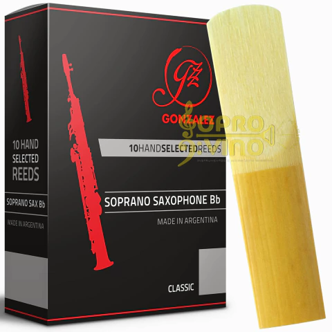 Palheta Sax Soprano Sib Gonzalez Classic (Unidade)