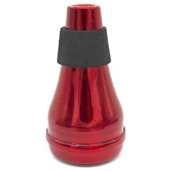 Surdina Estudo Trompete Mute Alumínio Vermelho E.V.A Torelli TSE131