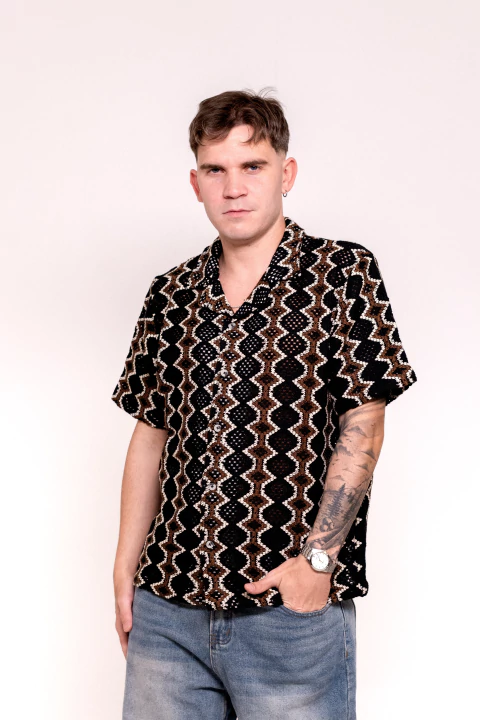 Camisa Cleopatra - Negro
