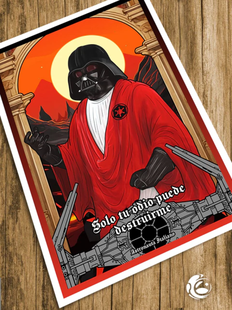 POSTER ESTAMPITA DARTH VADER
