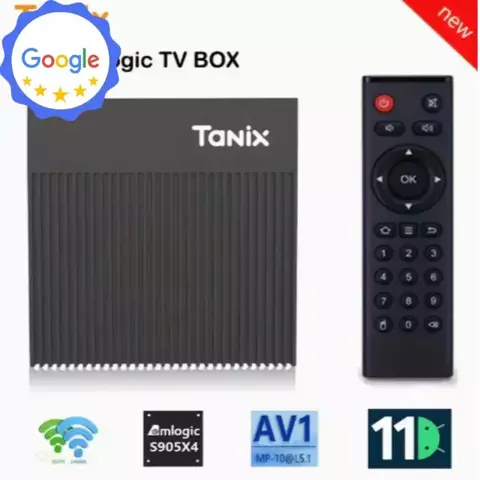 Tanix X4 Pro para Android TV Box Amlogic S905X4