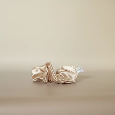 Scrunchies de satén - Champagne - comprar online