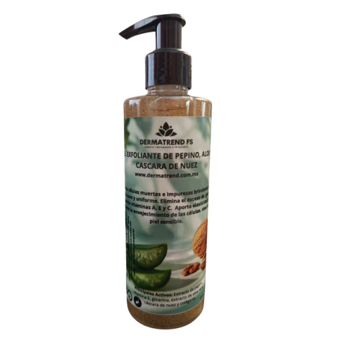 GEL EXFOLIANTE DE PEPINO, ALOE Y CÁSCARA DE NUEZ - comprar en línea