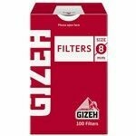 FILTROS GIZEH CAJA 8mm 100u.(rojo