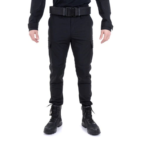 PANTALÓN TÁCTICO NEGRO RIPSTOP ELASTIZADO UNISEX - comprar online
