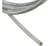 20mts Cabo De Aço Revestido Pvc Cristal 4mm Varal + 4 Clips Galvanizado na internet