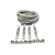 30mts Cabo Aço Revestido Pvc 3mm Varal + 4esticador + 8clips Galvanizado na internet