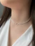 Colar Choker Mini Nó Prata