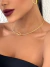 Colar Choker Torcido nó Dourado - comprar online
