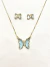 Conjunto Borboleta Azul - comprar online