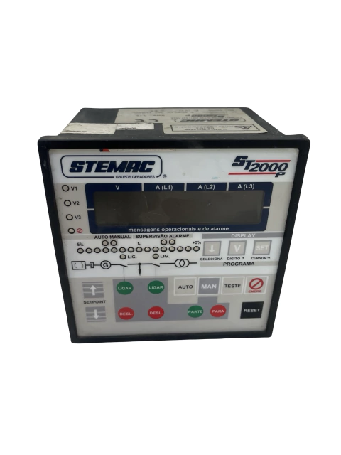 Controlador p/gerador Stemac ST2000P 230/400v, vers 3.19 uh 12/24vdc,15w
