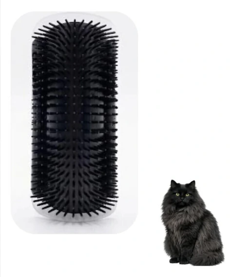 Rascador Esquinero con Cepillo y Catnip para Gatos - Open Pet