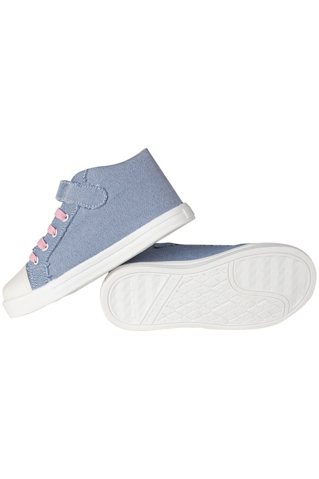 Tênis Cano Alto Infantil Jeans - Mmoda
