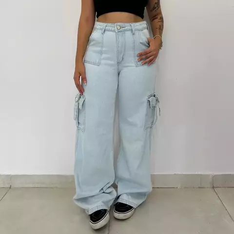 CALÇA JEANS CARGO MAGNETIC - comprar online