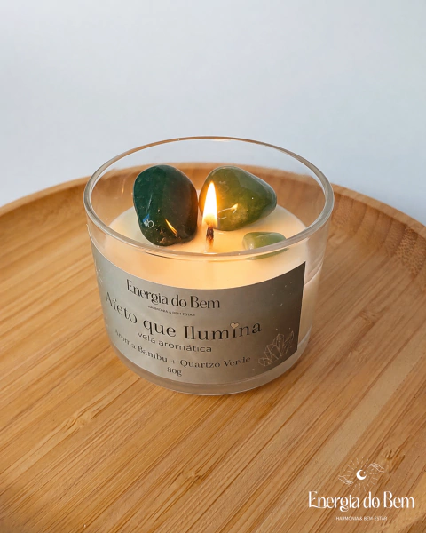 Vela Aromática Afeto que Ilumina - aroma: Bambu