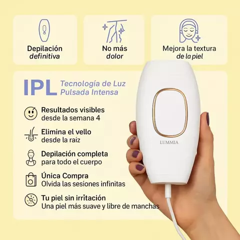 Depilación Definitva en casa con Lummia IPL Pro: resultados en 12 semanas
