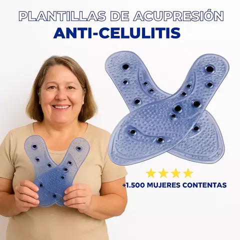 Plantillas de Acupresión Anti Celulitis