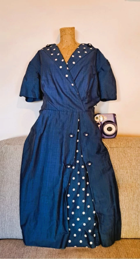 Vestido Dotty vintage original años 60 Talle M - comprar online