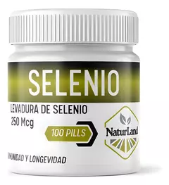 Selenio 250 Mcg X 100 Comp. Naturland Sin Sabor