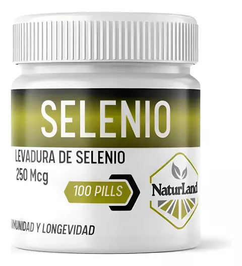 Selenio 250 Mcg X 100 Comp. Naturland Sin Sabor