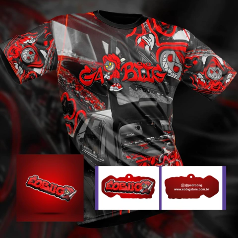 Camiseta Big + Adesivo + Aromatizante - comprar online