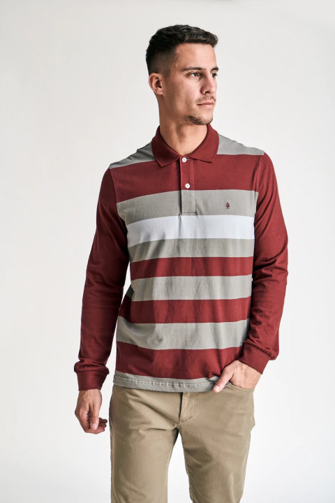 Polo ML rayada de jersey
