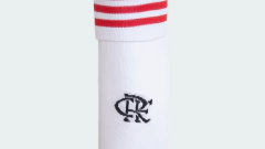 Meião Flamengo II 2025 Branco na internet