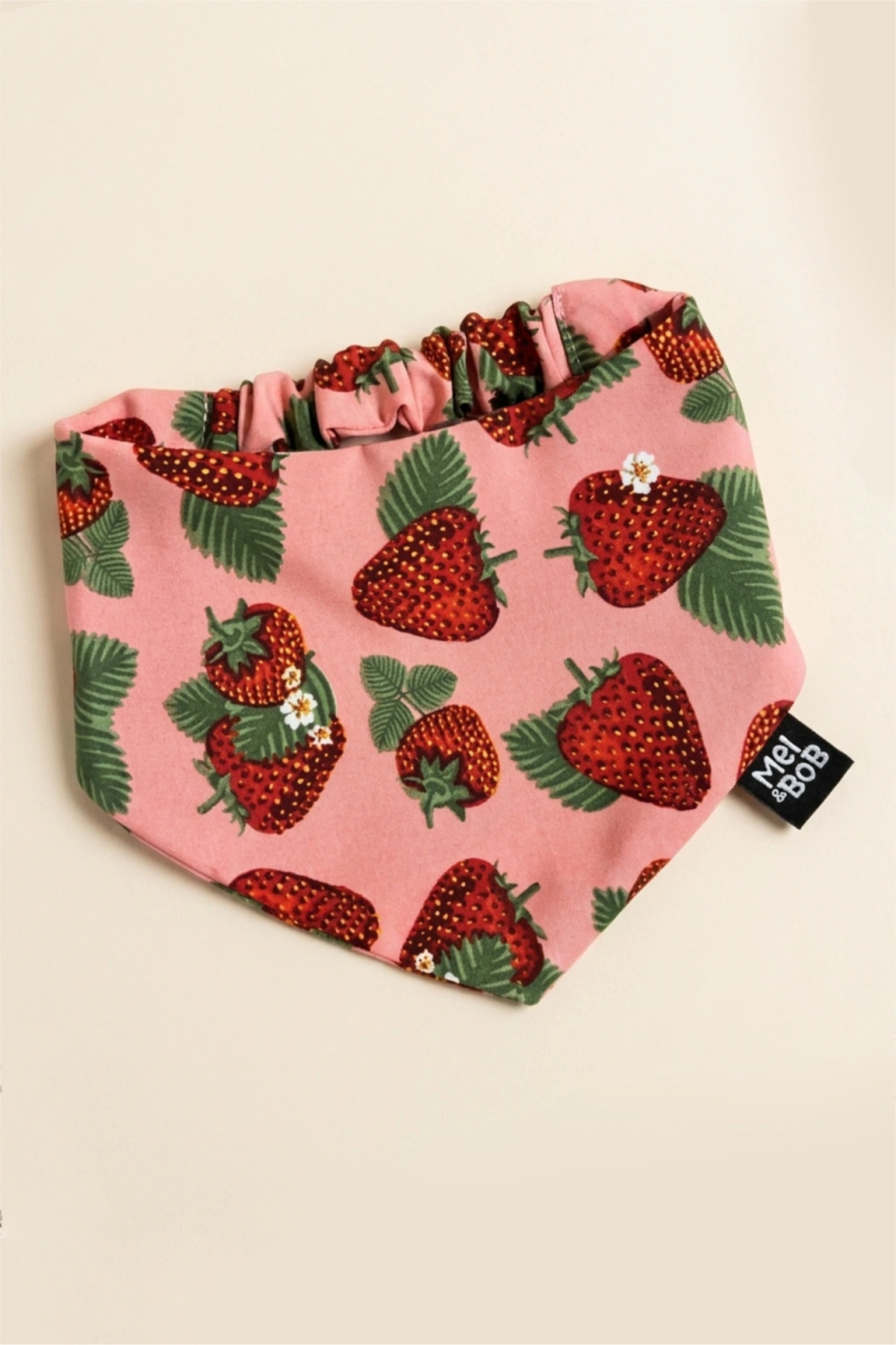 Bandana Pet Scrunchie - Morango