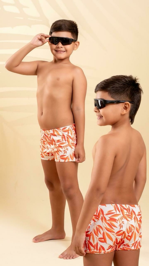 Sunga Infantil Tropical Sunset