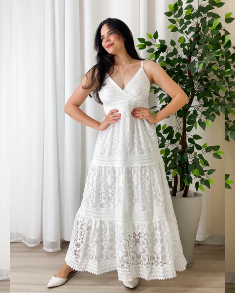 Vestido Pureza - Branco - comprar online