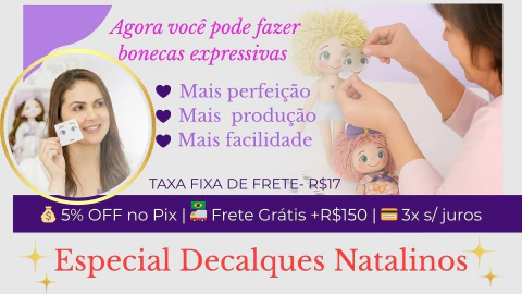 Imagem do banner rotativo Decalques - Flavia Queiroz