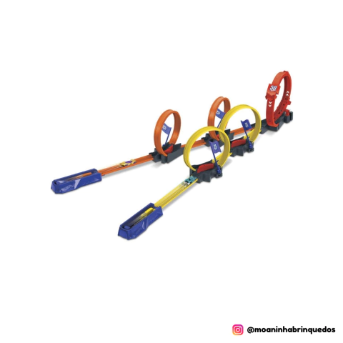 Hot Wheels Pista Action Competição Multi Looping - Mattel - comprar online