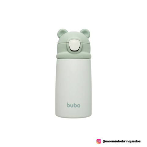 Copo Térmico Parede Dupla Ursinho Verde - comprar online