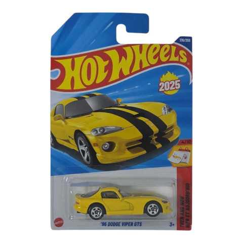 Hot Wheels Miniatura 96' DODGE VIPER GTS