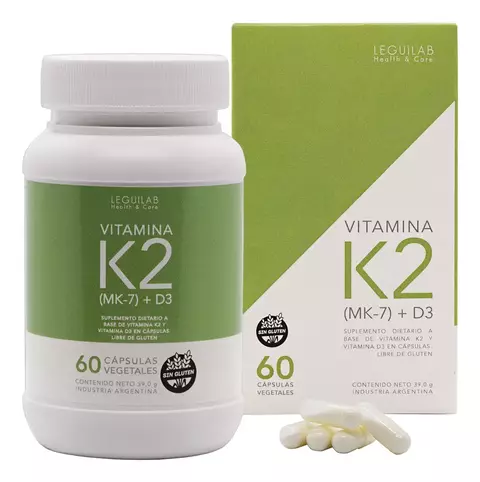 Vitamina K2+D3 (x60 CAPS) - LEGUILAB