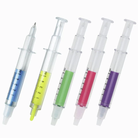 150 Canetas Seringa Personalizadas Mod 006 - Brindes