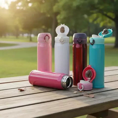 Garrafa Térmica Metal 450ml 2112 Personalizadas A Laser