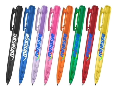 200 Canetas Mod 1091 Brindes Personalizada Impressão Color