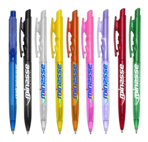 1000 Canetas Personalizadas 1097l Brindes - Imp. Colorida