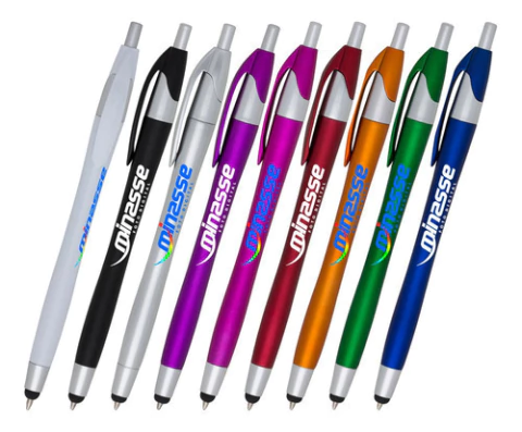 50 Canetas Mod. 12638 Touch Personalizadas