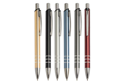 50 Canetas Metal Touch Mod. 8161 Personaliz. A Laser Brindes