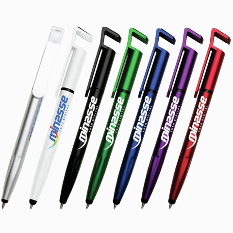 600 Canetas 708 Touch Personalizadas Com Limpa Tela Celular