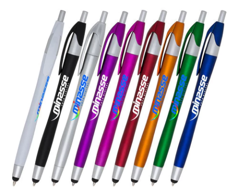 150 Canetas Mod. 12638 Touch Personalizadas