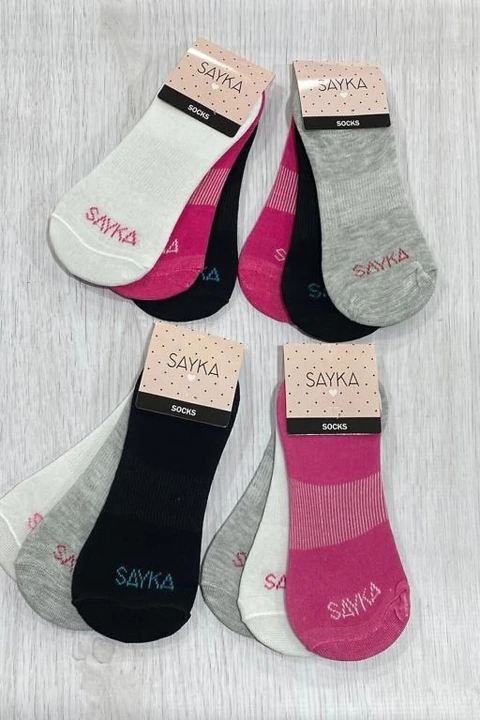 SAYKA 8111 Invisible Mujer Liso Pack X 3