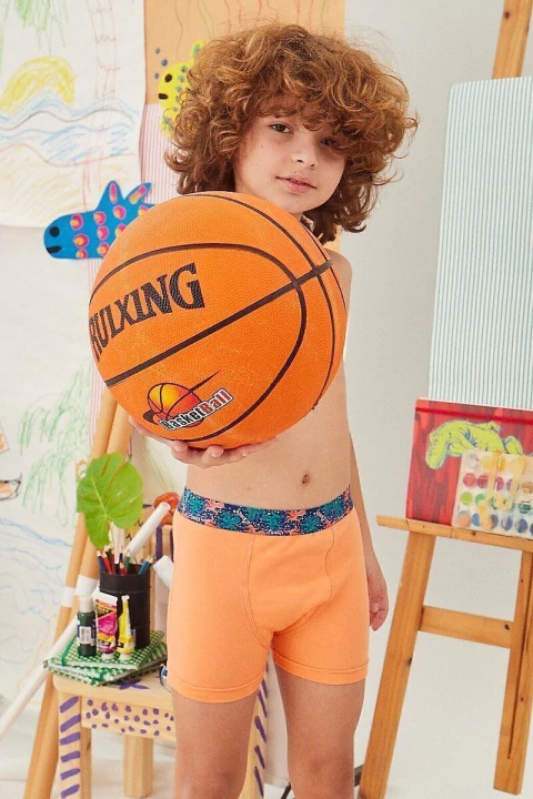 G3 5106 Bóxer Algodon Y Lycra Liso Con Elástico Pesonalizado