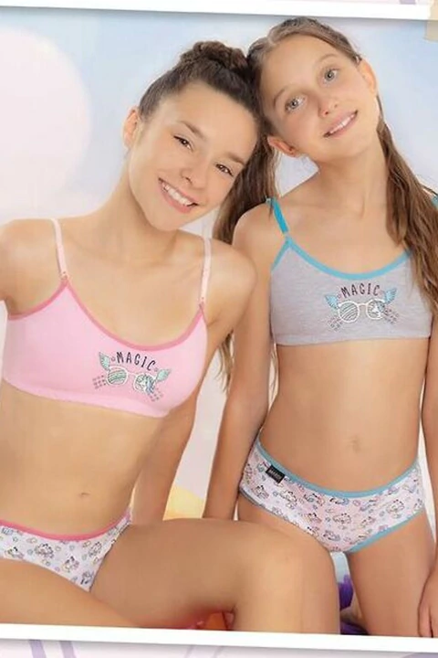 MAREY 745 Conjunto Top Algodon Y Lycra Estampado