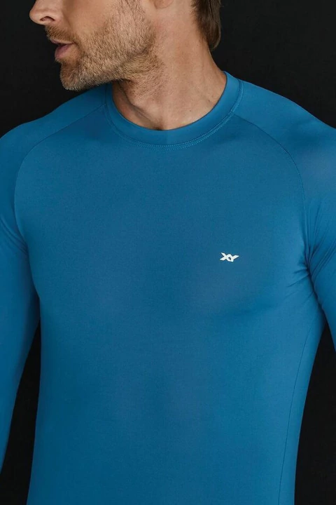 XY 6000 Camiseta Térmica Manga Larga, Cuello Redondo, De Microfibra Co