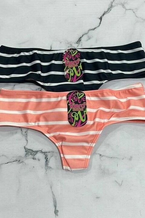 KIERO 4137 Elast.pierna Y Cintura Culote Less Rayada
