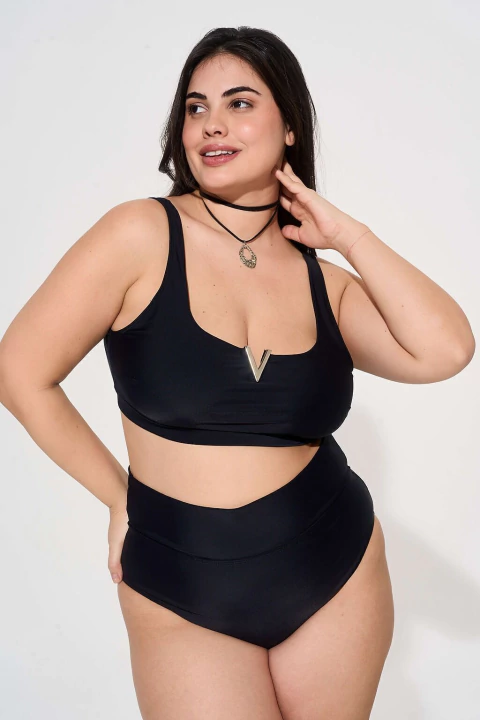 YAMIEL 2413 Top Clasico Con Hebilla