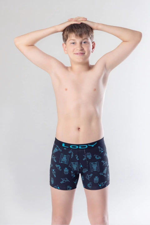 LODY MEN 627 Boxer Algodon Y Lycra Estampado